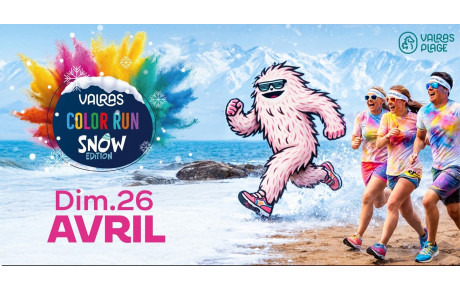 Color Run "Snow Edition" à Valras-Plage