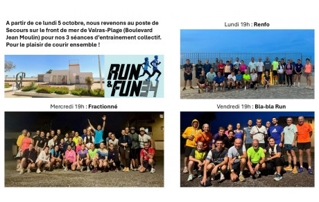Changement de lieu pour le départ des entrainements collectifs