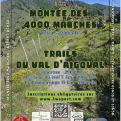 La montée des 4000 marches à Valleraugue le dimanche 7/6/2026